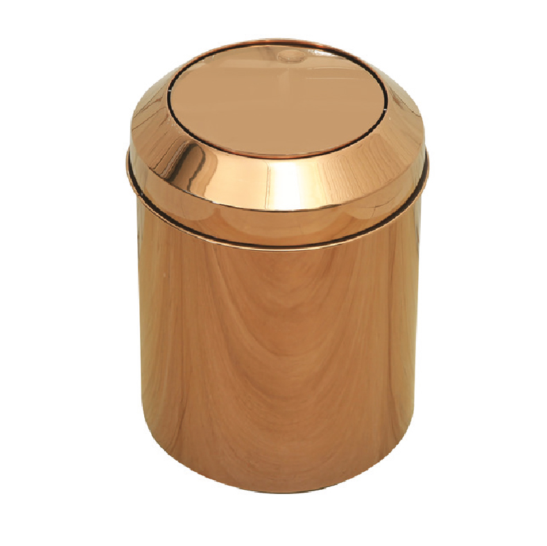 5 lt.DONER KAPAKLI COP KOVASI ROSE BRONZ