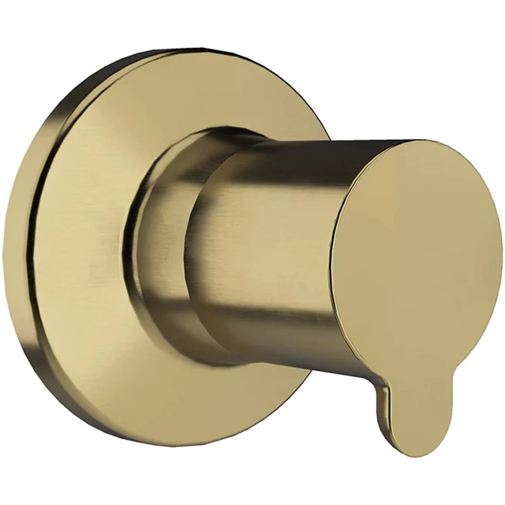 D100 ANKASTRE STOP VALF-MATTE GOLD