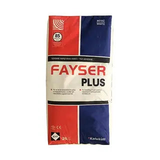 FAYSER PLUS C1T SINIFI GRİ YAPIŞTIRMA HARCI 25 KG