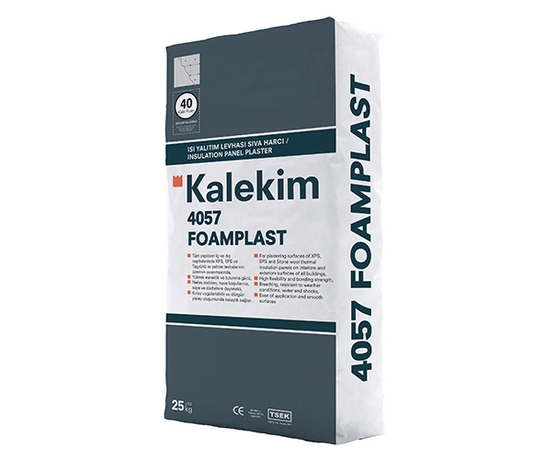 KALE ISI YALITIM LEVHASI SIVA HARCI FOAMPLAST 25 KG