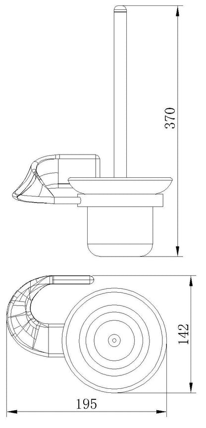 PCW563 CAPRICE WHITE CHROME KLOZET FIRCALIGI