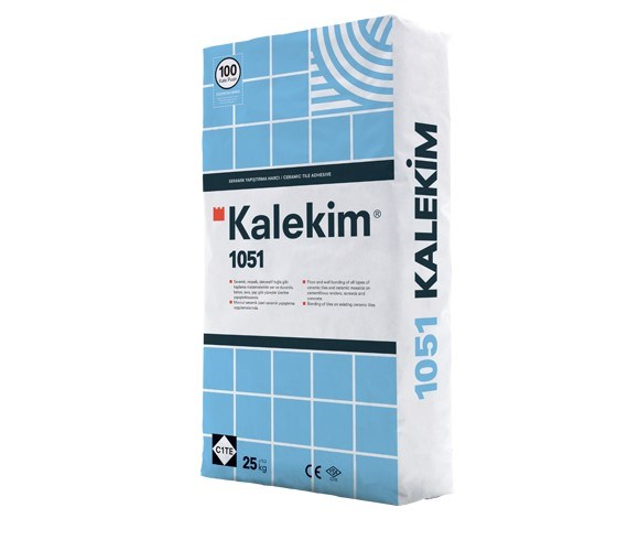 1051 KALEKİM SERAMİK YAPIŞTIRMA HARCI (GRİ) C1TE 25 KG 2